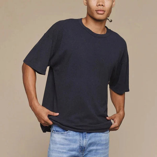 Vernon Oversized Tee in Black