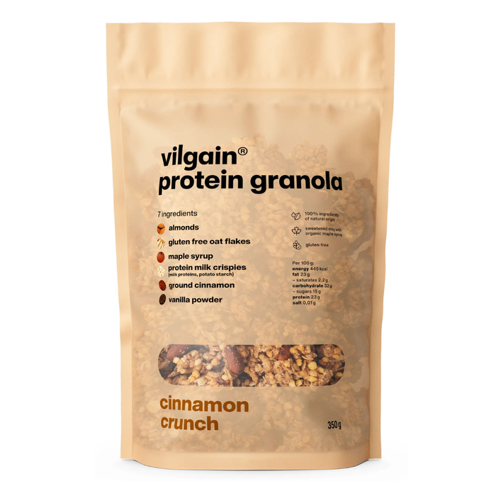 Vilgain Cocoa & Milk Chocolate Chips Protein Granola 350g