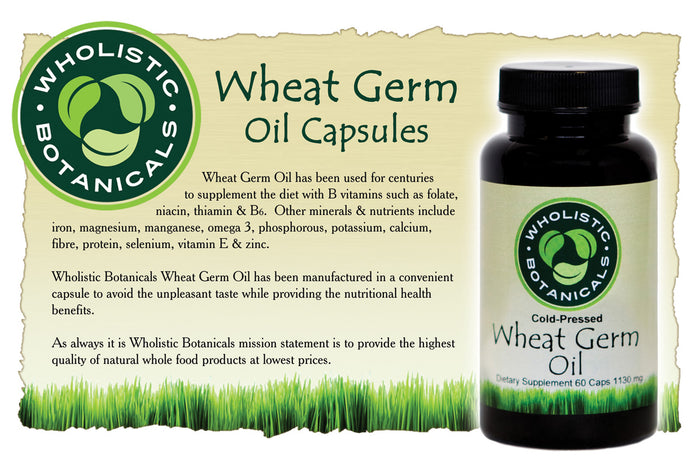 Wheat Germ Oil - 60 Capsules