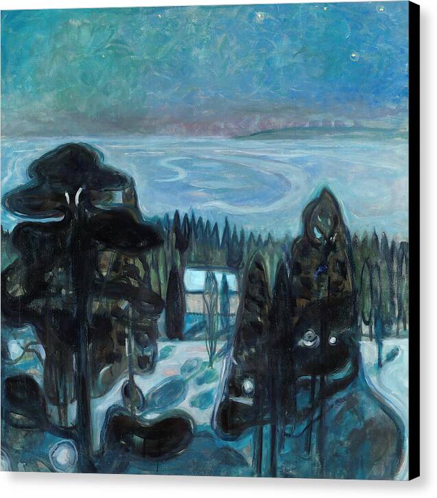 White Night - Canvas Print