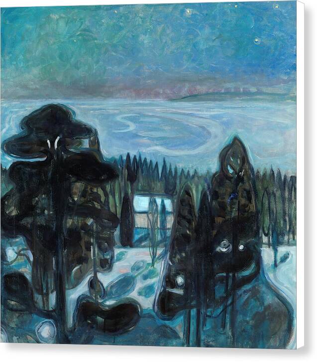 White Night - Canvas Print