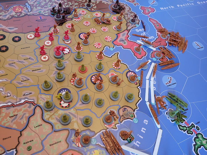 Word War II in Asia & Pacific Map 3rd Edition - Combat Miniatures