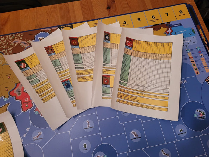 Word War II in Asia & Pacific Map 3rd Edition - Combat Miniatures