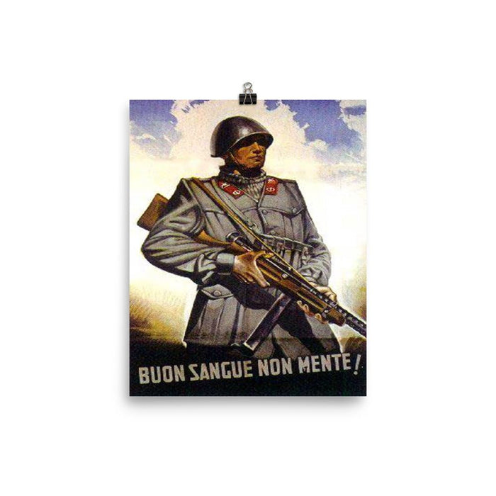 WW2 Italian Propaganda Poster - Combat Miniatures
