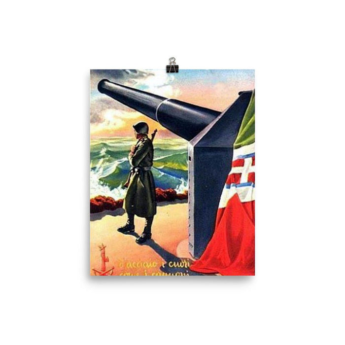 WW2 Italian Propaganda Poster - Combat Miniatures