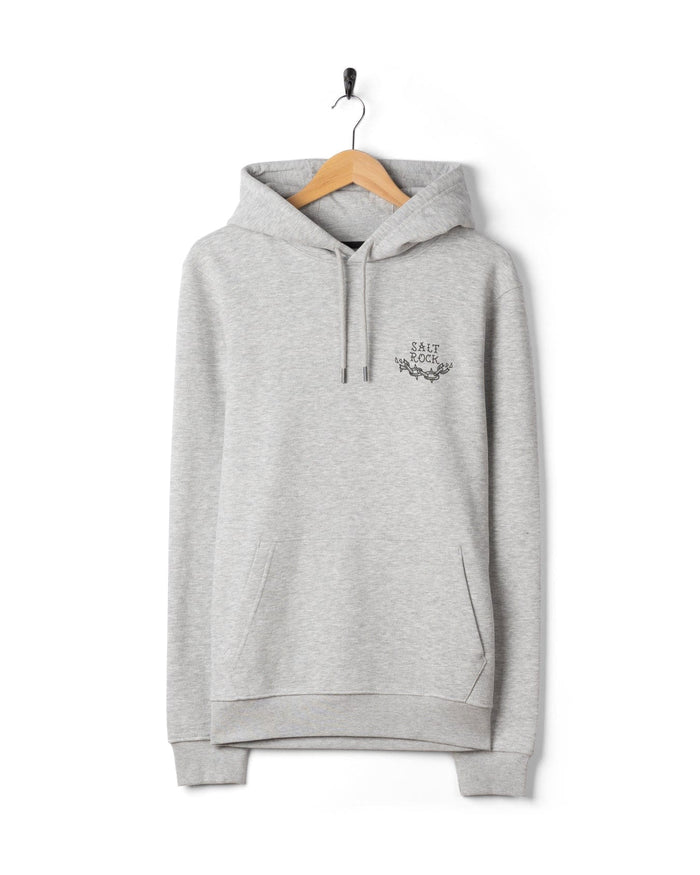 Yesterday's Youth  Mens Pop Hoodie in Grey