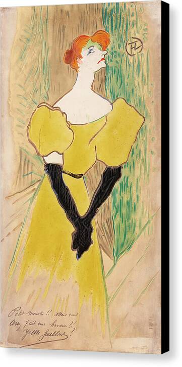 Yvette Guilbert - Canvas Print